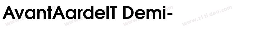 AvantAardelT Demi字体转换